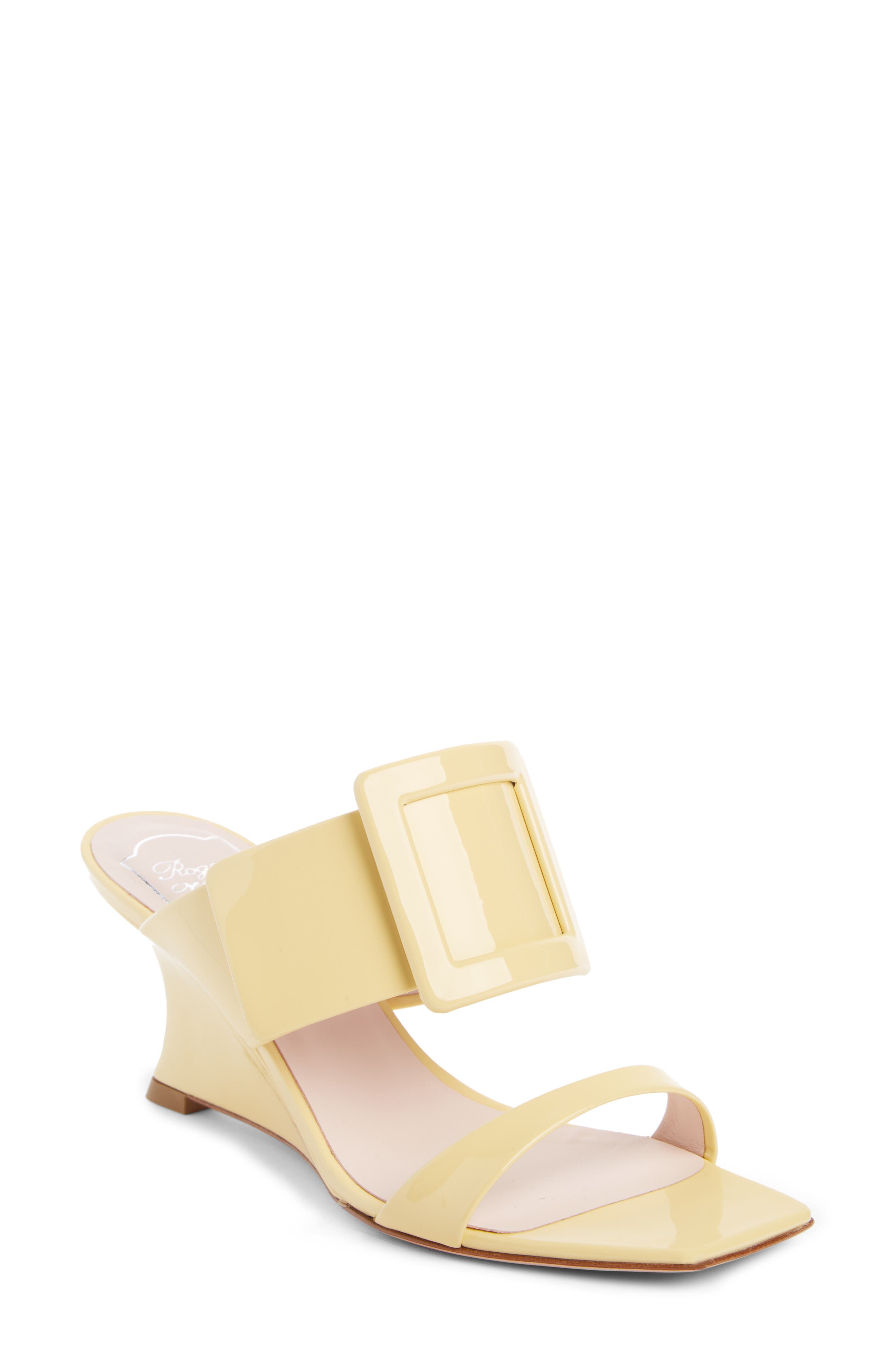 Roger Vivier Viv in the City Wedge Slide Sandal, Main, color, 