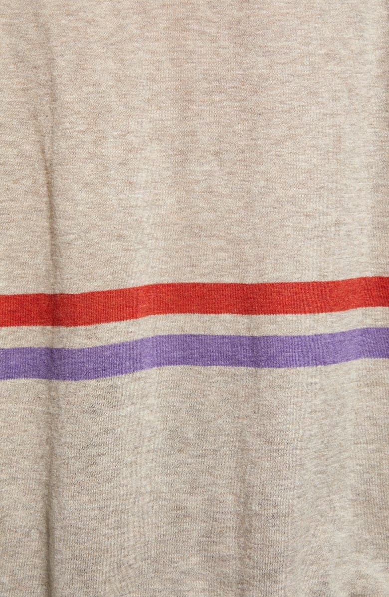 Velvet by Graham & Spencer Race Stripe Lux Cotton Sweater, Alternate, color, 