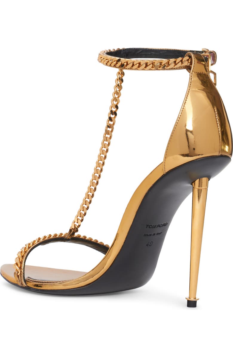 TOM FORD Padlock Naked Chain Strap Sandal, Alternate, color,