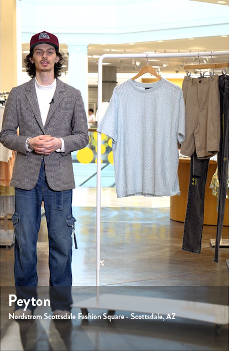 Relaxed Fit Cotton Blend Crewneck T-Shirt, sales video thumbnail