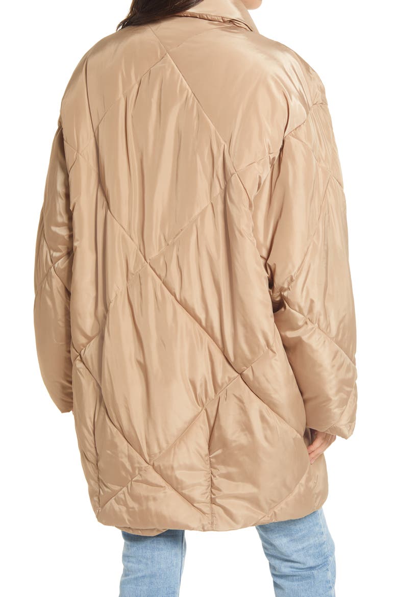 Ella Puffer Coat, Alternate, color, SAND STONE