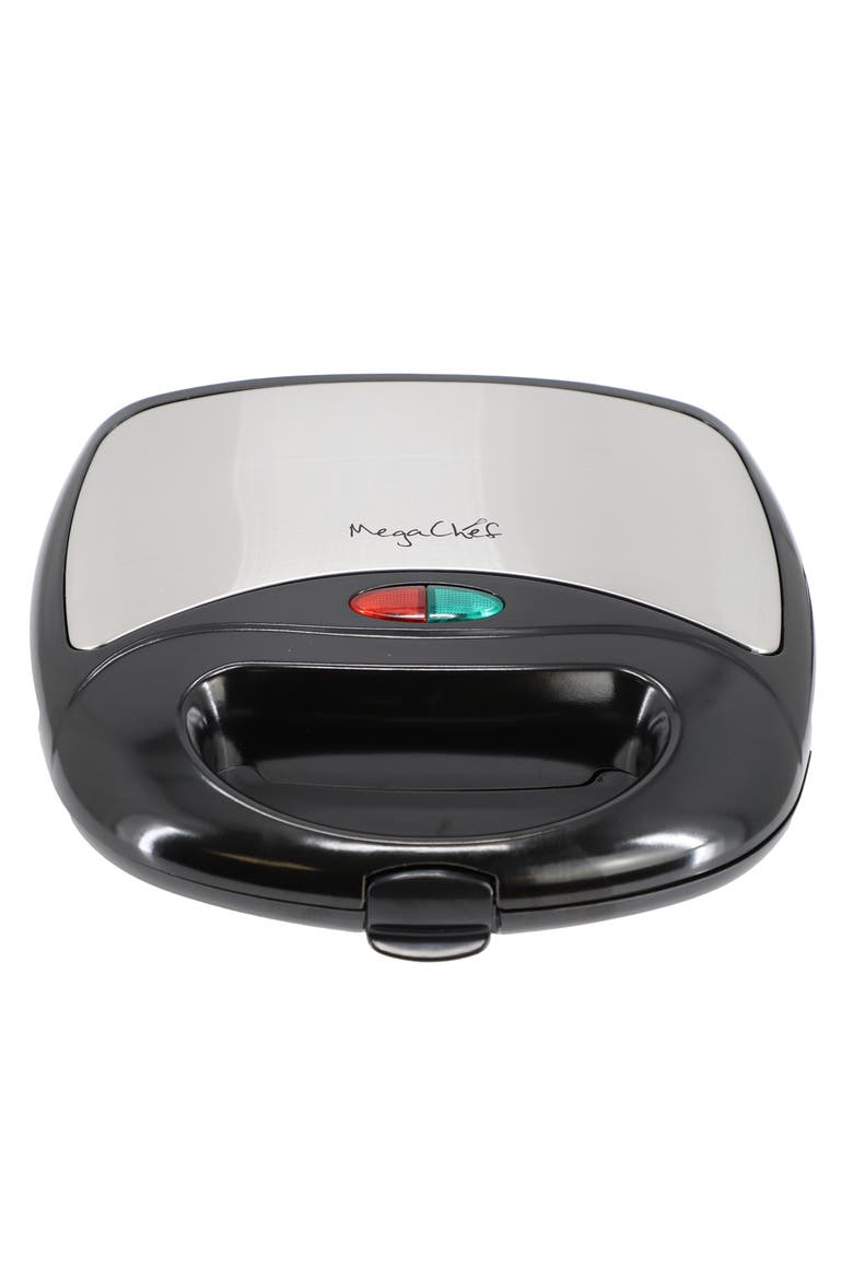 Electric Compact Aluminum Nonstick Sandwich Maker in Black, Alternate, color, Black