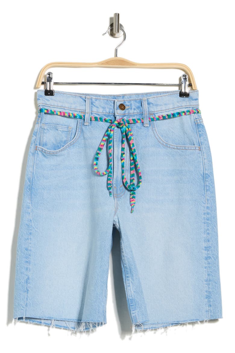 The Shoelace Fun Dip Frayed Shorts, Alternate, color, WHIPPED