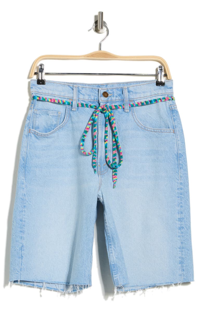 MOTHER The Shoelace Fun Dip Frayed Shorts, Alternate, color,