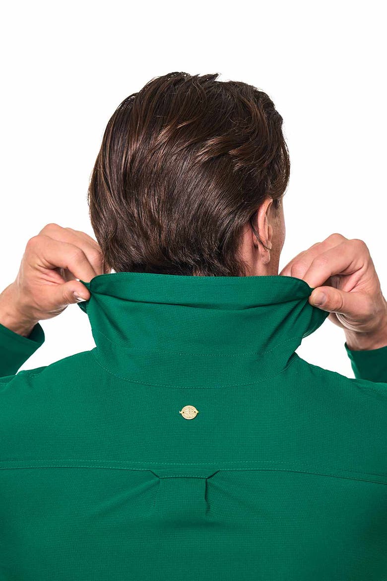 Men's Aricia Long Sleeve Shirt, UPF 50+ Sun Protection, Alternate, color, Eden Green
