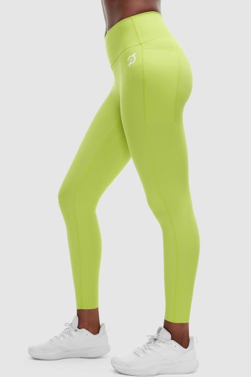 Peloton Cadent High Rise Pocket Legging In Chartreuse