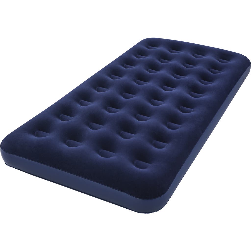 Bestway Flocked Air Mattress Twin, Blue