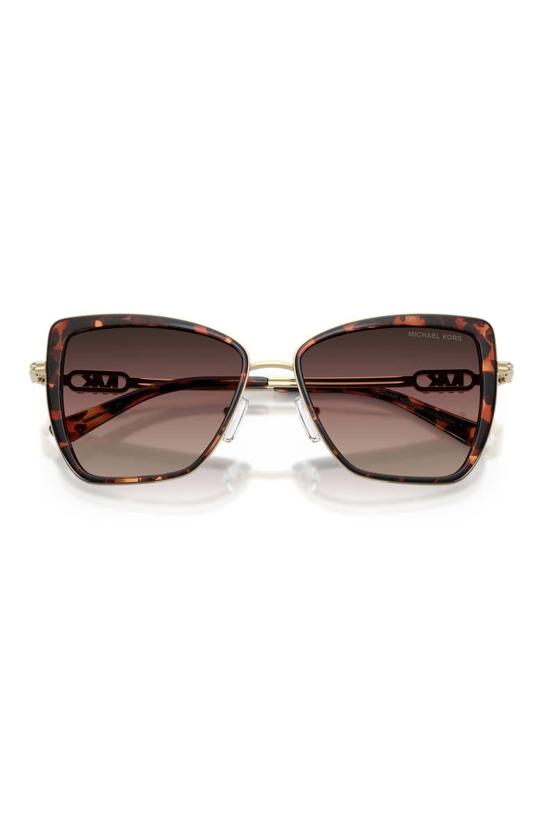 Sea Island 55mm Gradient Butterfly Sunglasses, Alternate, color, LUGGAGE TORTOISE / BROWN