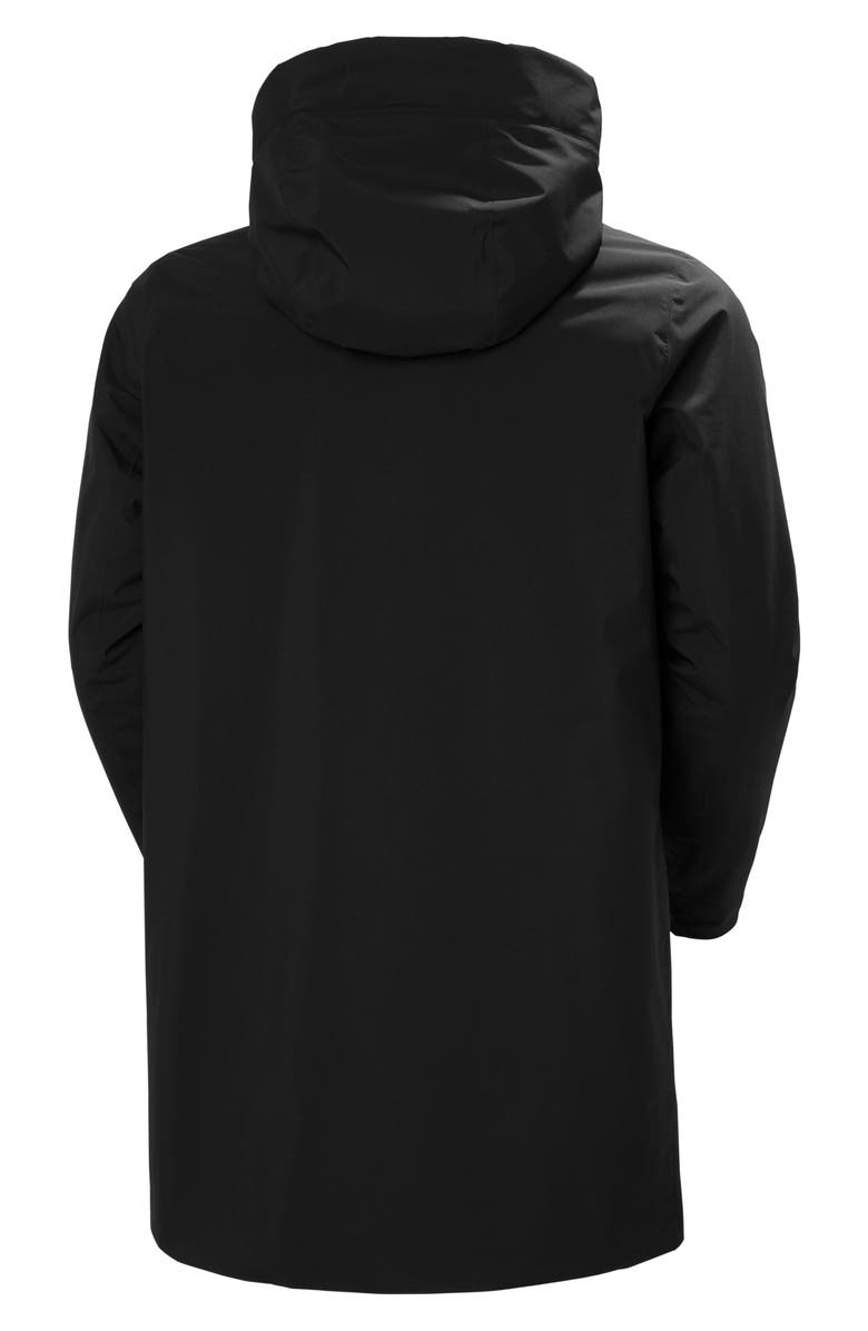 Helly Hansen Munich Waterproof Insulated Raincoat, Alternate, color, Black