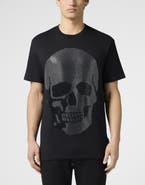 PHILIPP PLEIN Round Neck T-Shirt Skull Stones Men