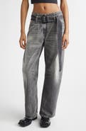 Acne Studios Page Gothik Belted Relaxed Fit Jeans