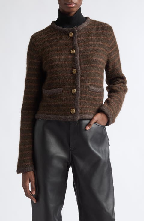 Mack Striped Alpaca Blend Jacket