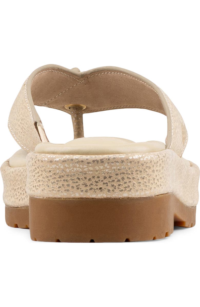 Donald Pliner Samiya Platform Flip Flop, Alternate, color, Platinum