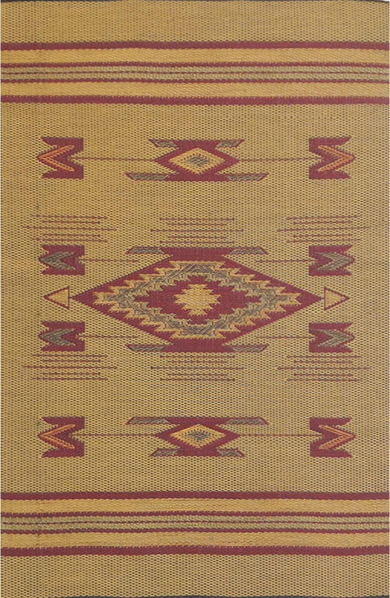 Mad Mats Navajo Dark Red, Alternate, color, Dark Red