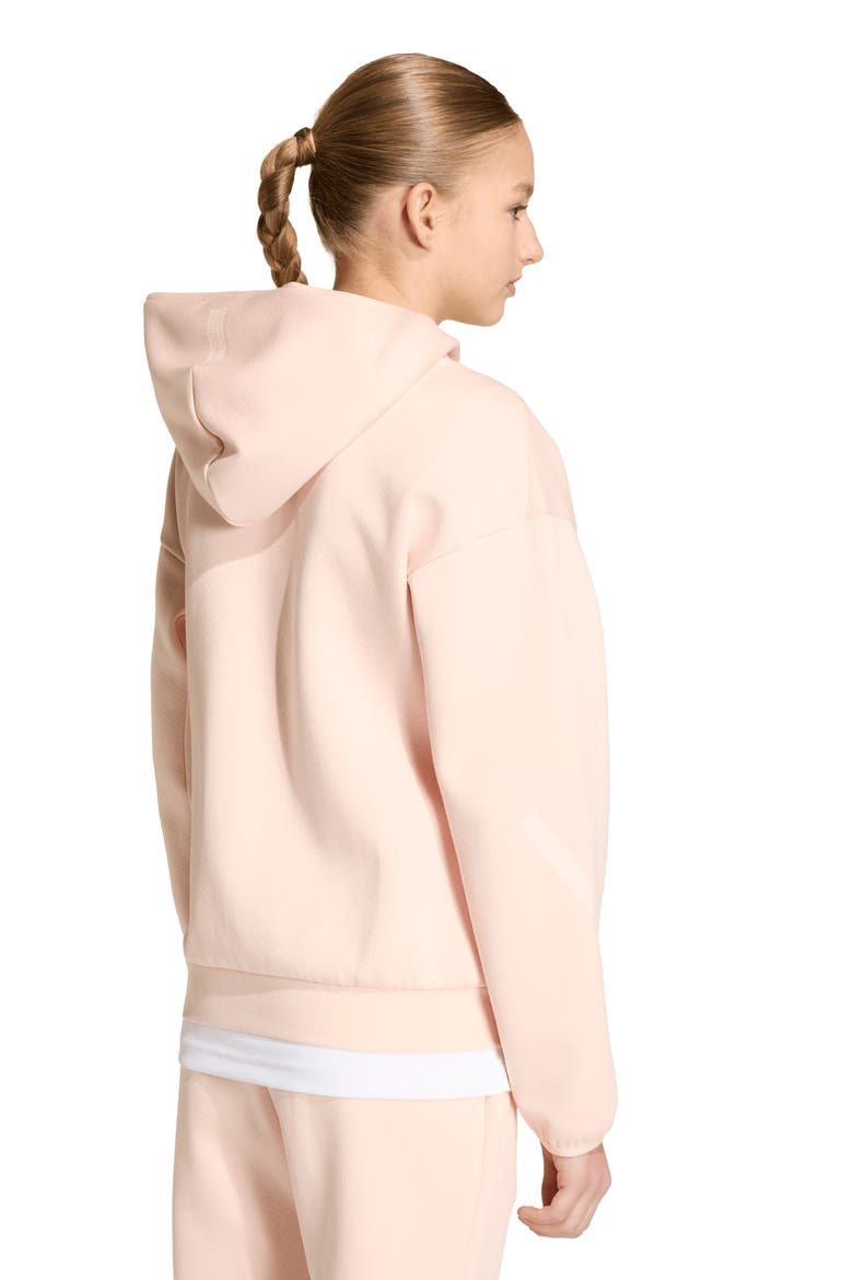 Kids' Z.N.E. Zip Hoodie, Alternate, color, BLUSH PINK/ PINK TINT