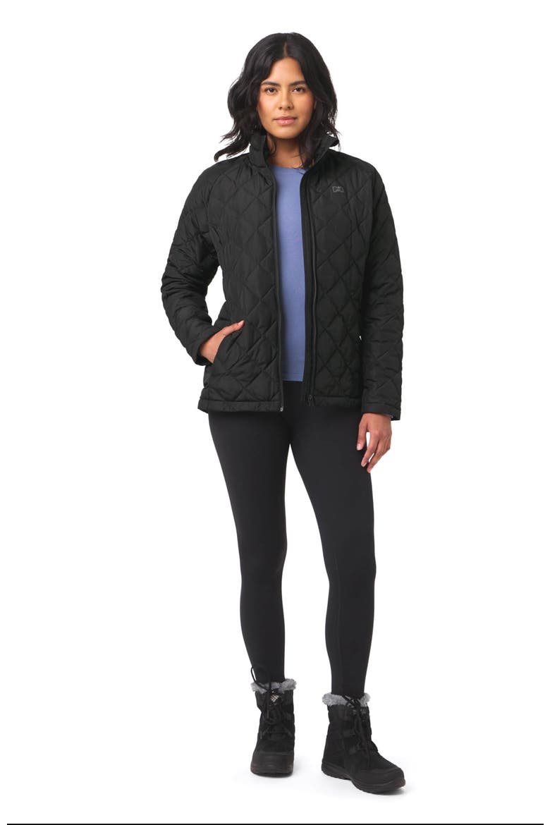 Trilogy 3-in-1 Heated Waterproof Jacket, Alternate, color, Black
