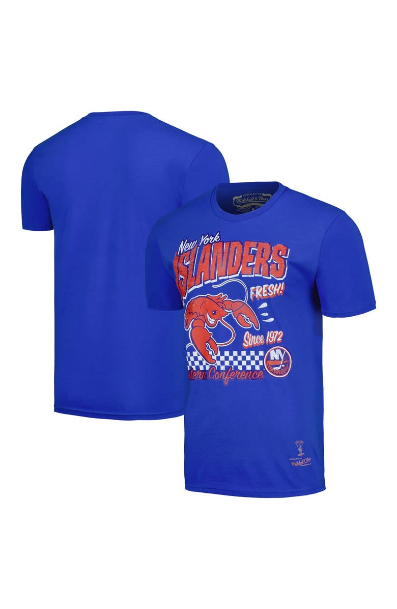 Mitchell & Ness Men's Mitchell & Ness Royal New York Islanders Seafood T-Shirt, Main, color, 