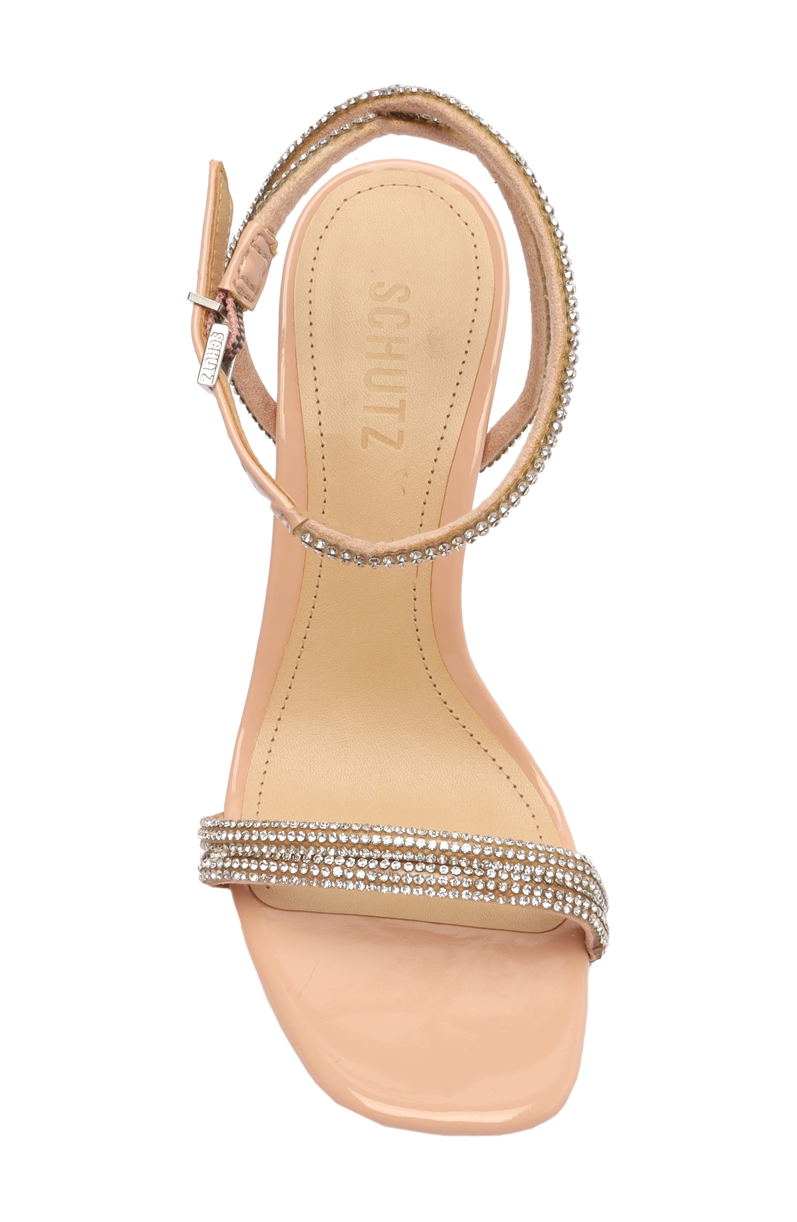 Schutz Altina Glam Ankle Strap Sandal, Alternate, color, 