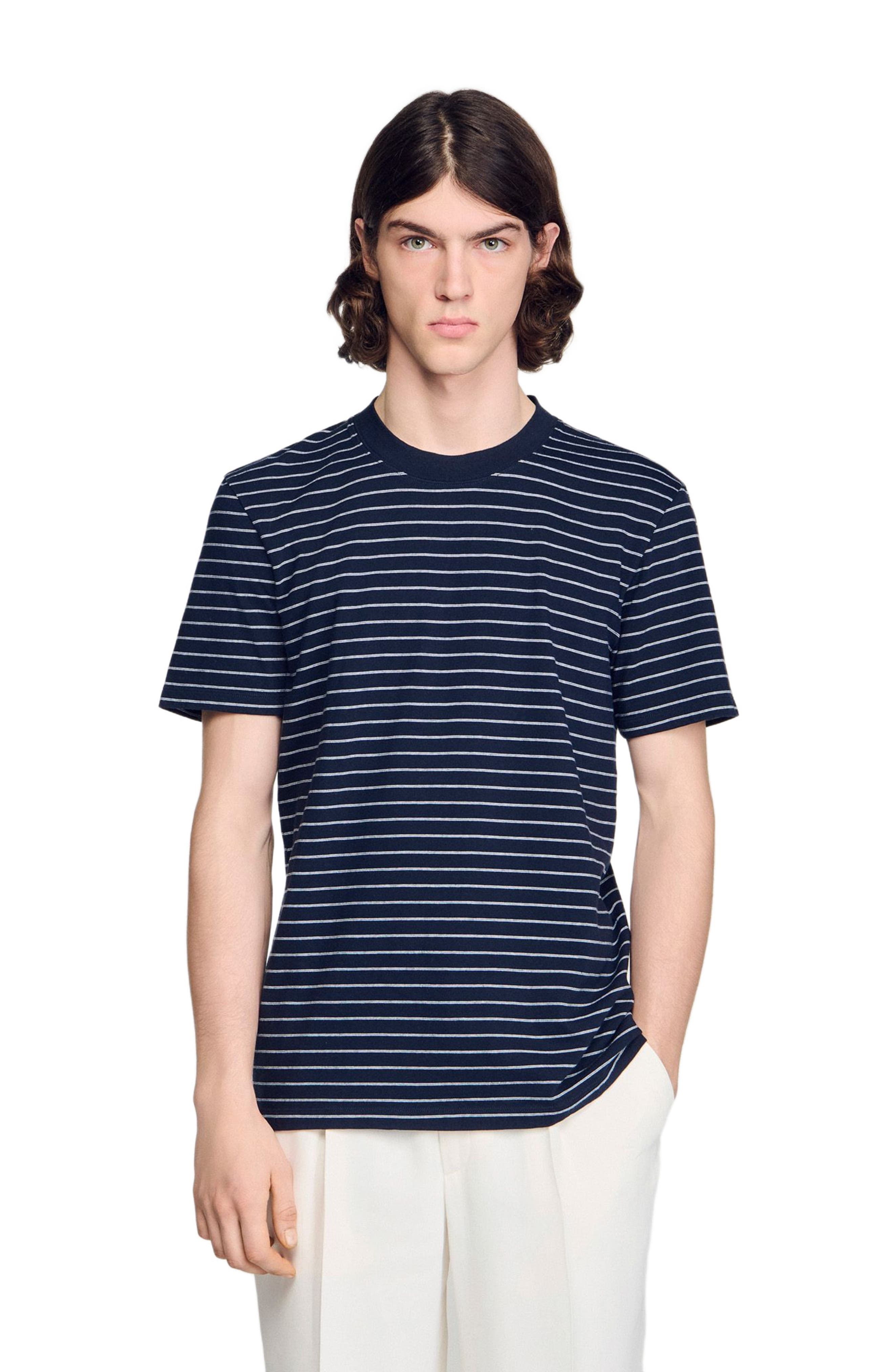 selected Marine / blanc