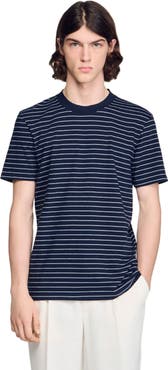 SANDRO Striped T-shirt