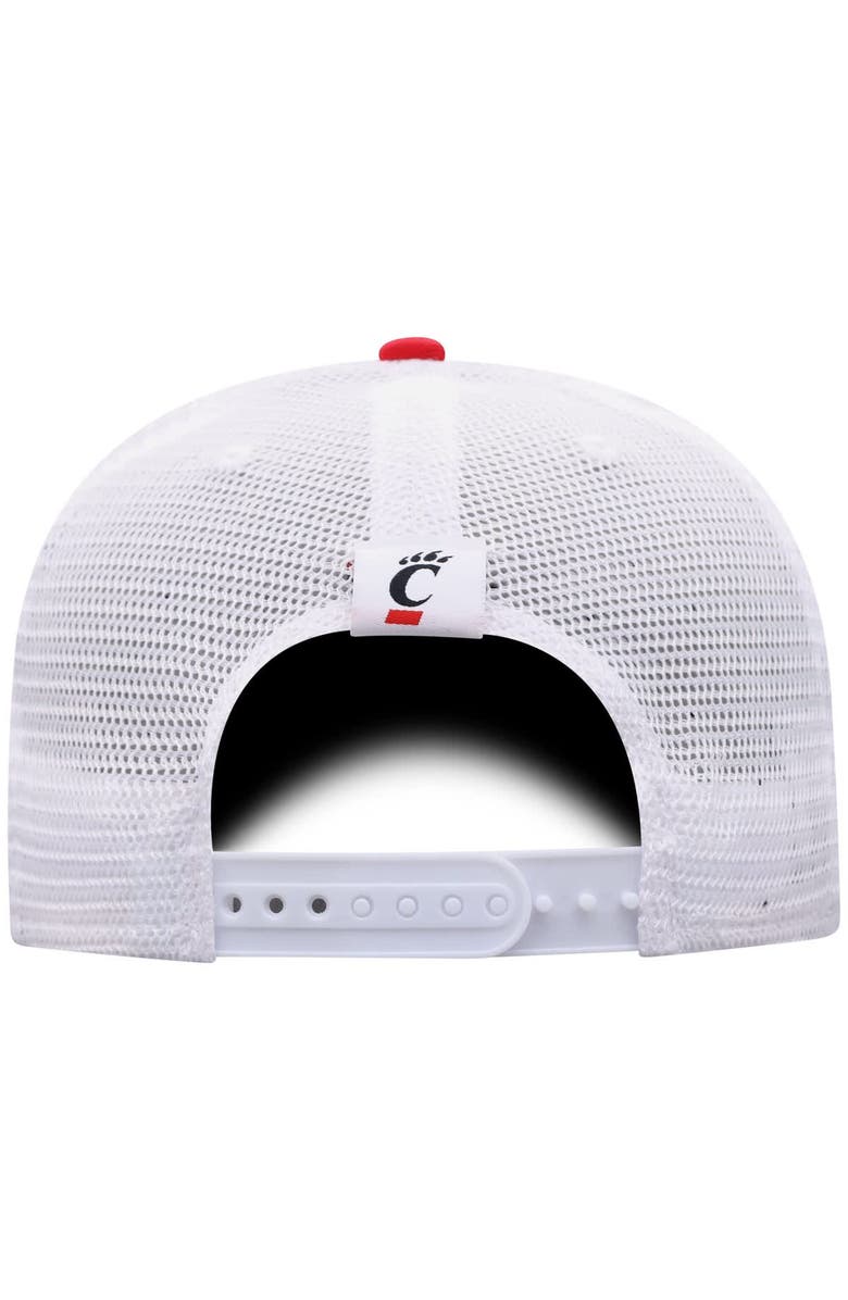 TOP OF THE WORLD Men's Top of the World  Red/White Cincinnati Bearcats Victory Baseline Adjustable Trucker Hat, Alternate, color, 
