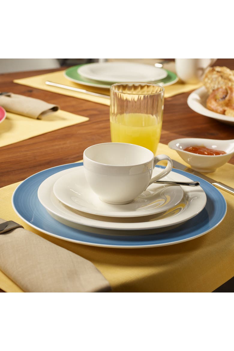 New Cottage Basic Teacup, Alternate, color, white