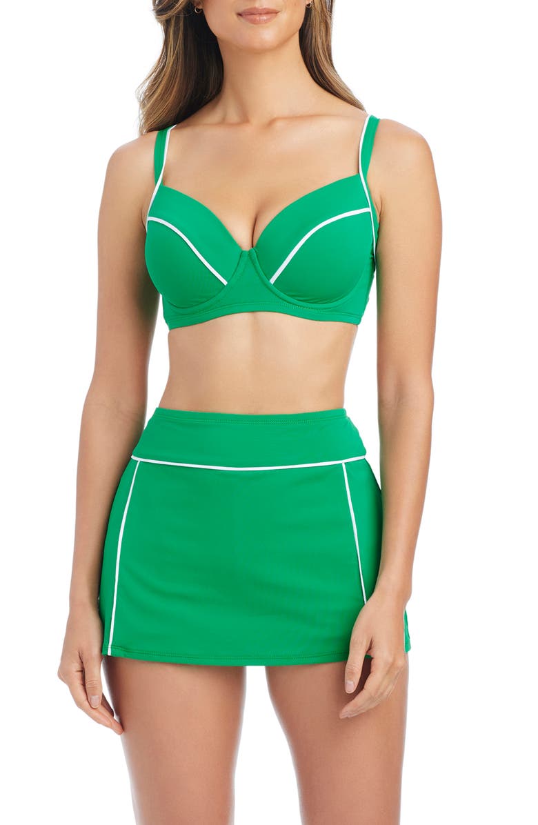 BLEU by Rod Beattie Underwire Bikini Top, Alternate, color, Clover