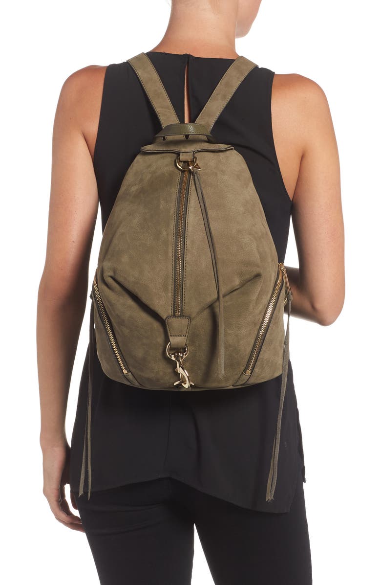Rebecca Minkoff Julian Nubuck Backpack, Alternate, color,