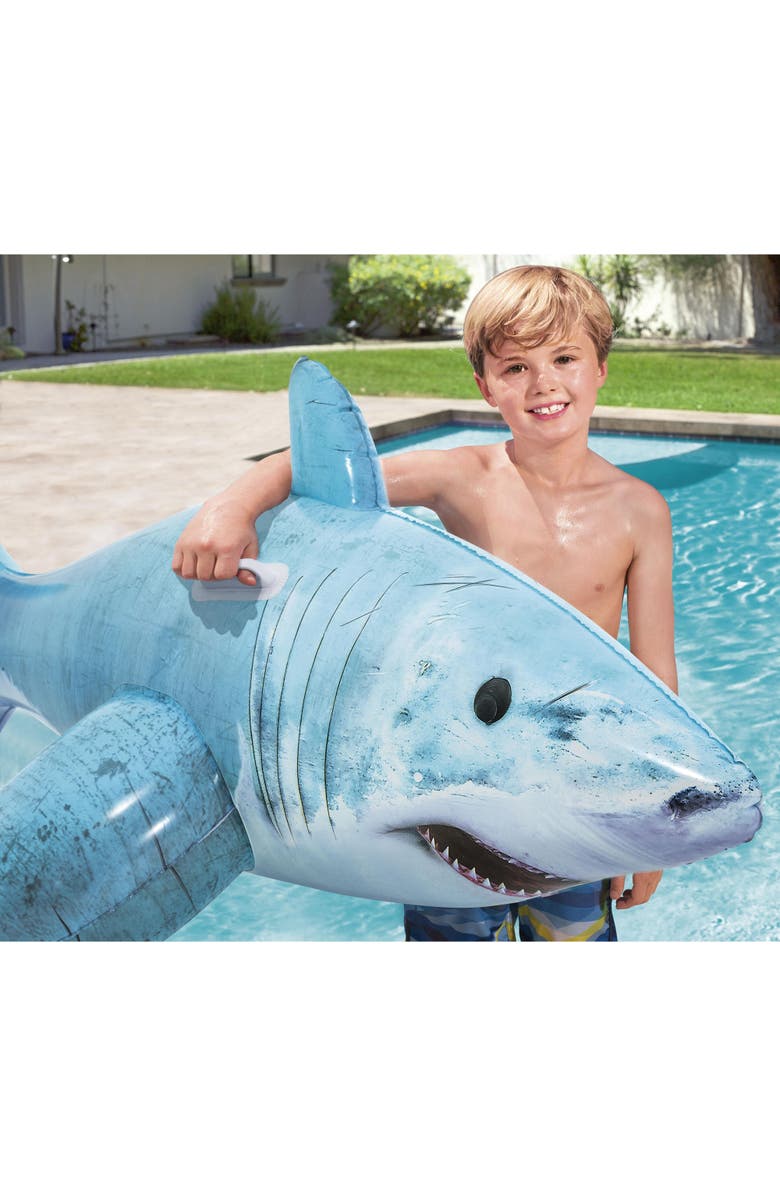 H2OGO! Realistic Shark Rideon, Alternate, color, Blue