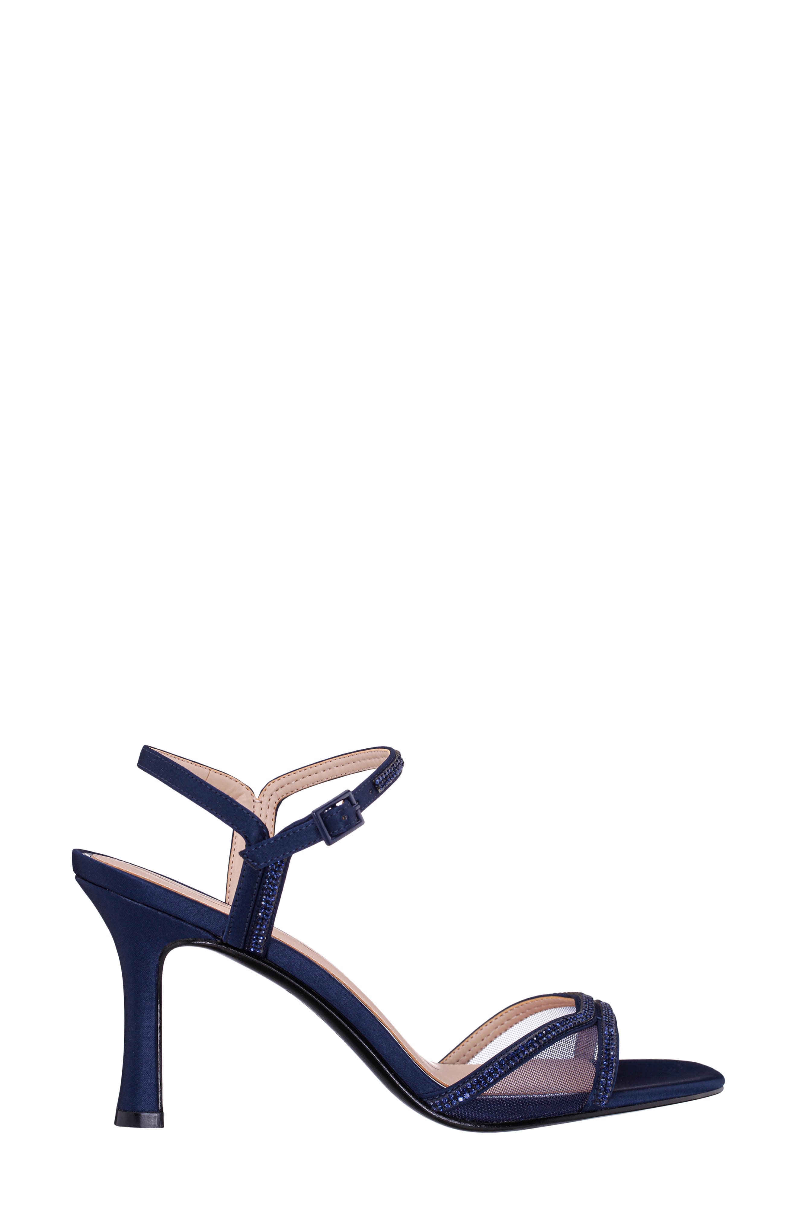 Adela Ankle Strap Sandal, Alternate, color, NEW NAVY