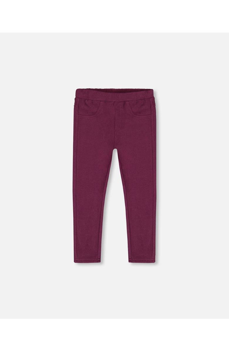 Deux par Deux Girl's Tregging Burgundy, Main, color, 