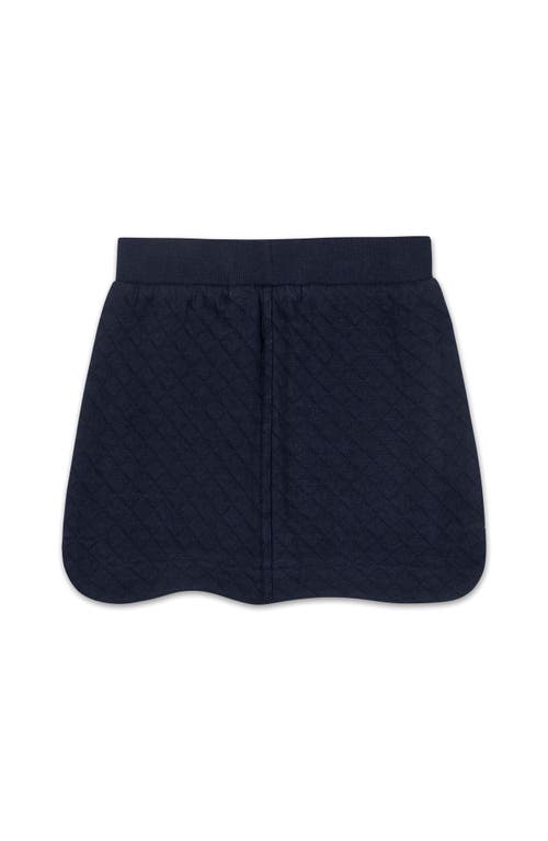 Hope & Henry Kids' Quilted Pull-on Skort In Black