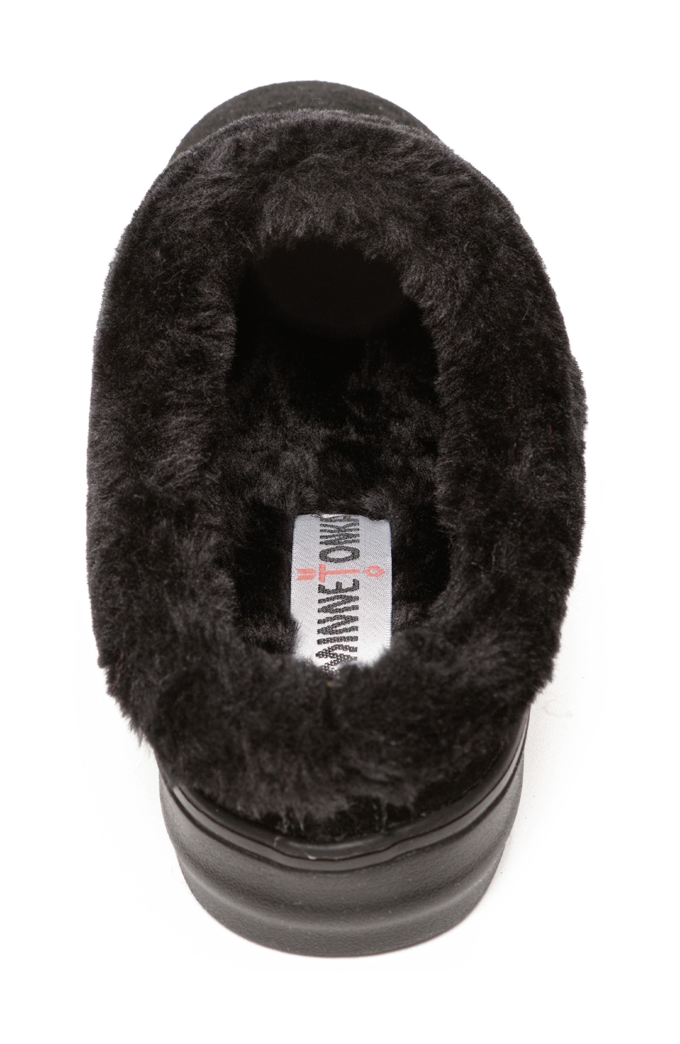 Minnetonka Windy Faux Fur Sneaker, Alternate, color, 