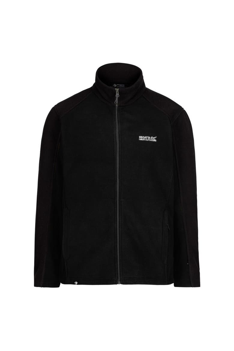 Great Outdoors Hedman II Two Tone Full Zip Fleece Jacket, Main, color, Black and Black