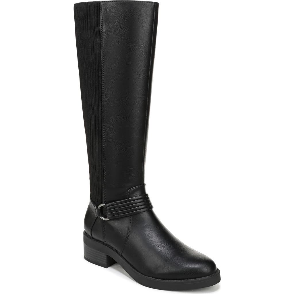 Lifestride Brighton Round Toe Tall Boots In Black