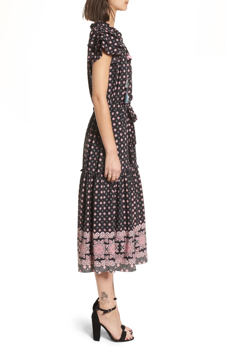 MISA Los Angeles Nika Midi Dress, Alternate, color, 