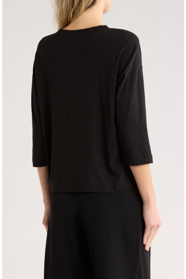 Boxy Bracelet Sleeve Top, Alternate, color, BLACK