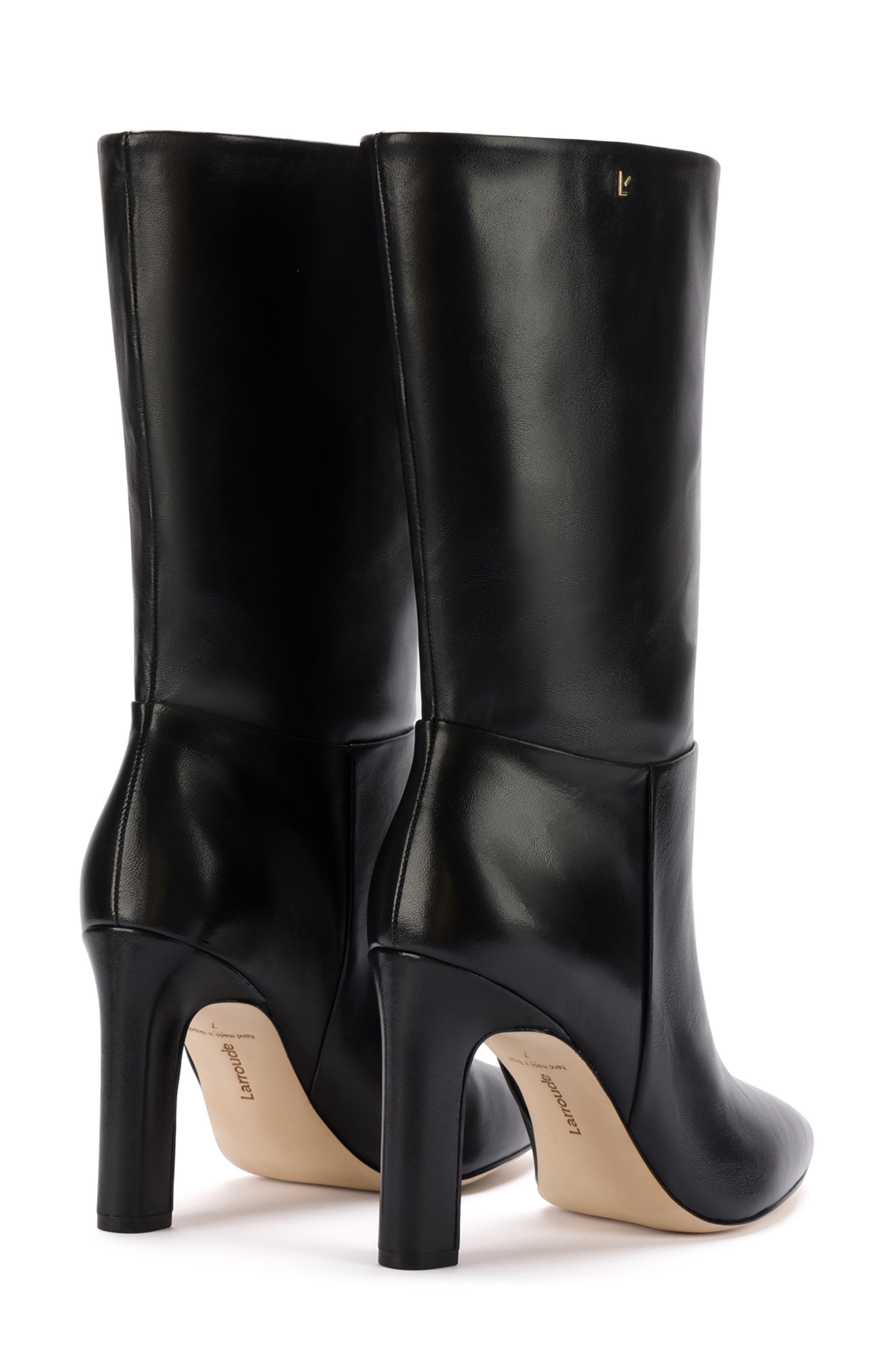 Larroudé Cindy Pointed Toe Boot, Alternate, color, 