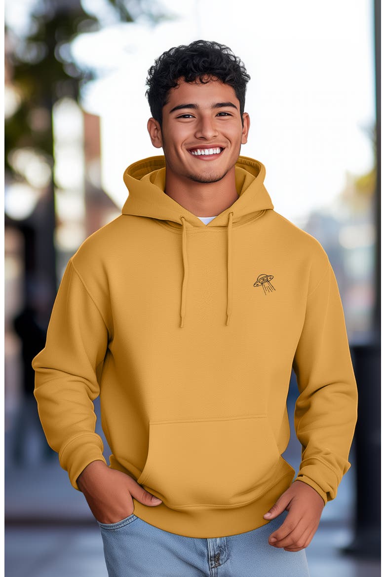 UFO Hoodie, Alternate, color, Gold