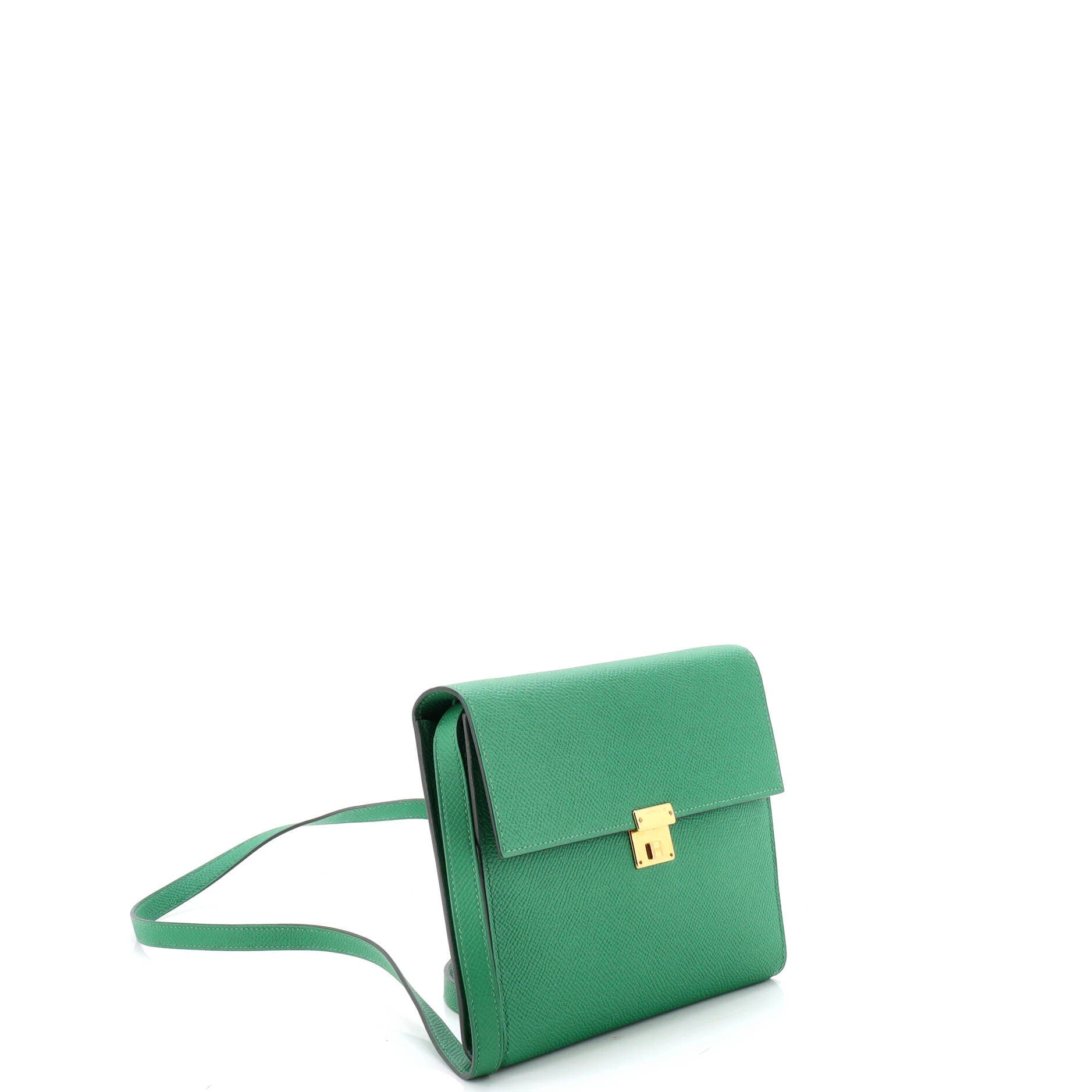 Clic Wallet on Strap Epsom 16, Alternate, color, Green