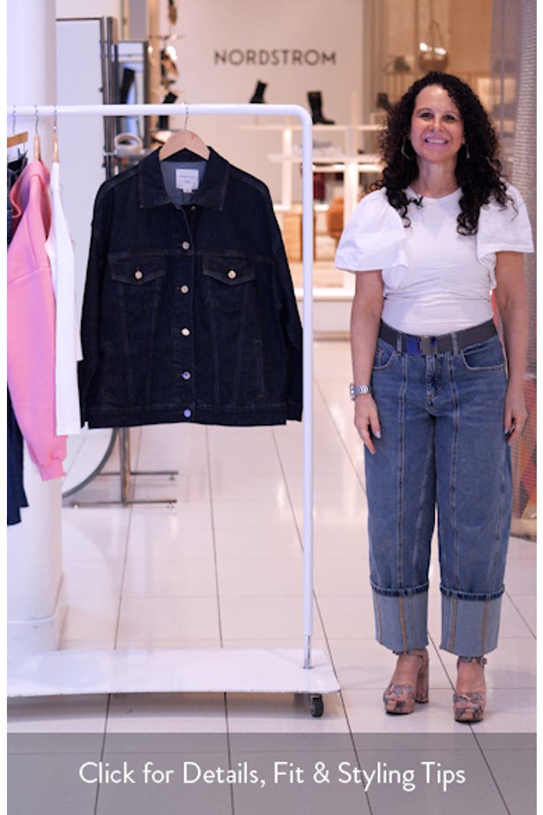Boyfriend Denim Trucker Jacket video