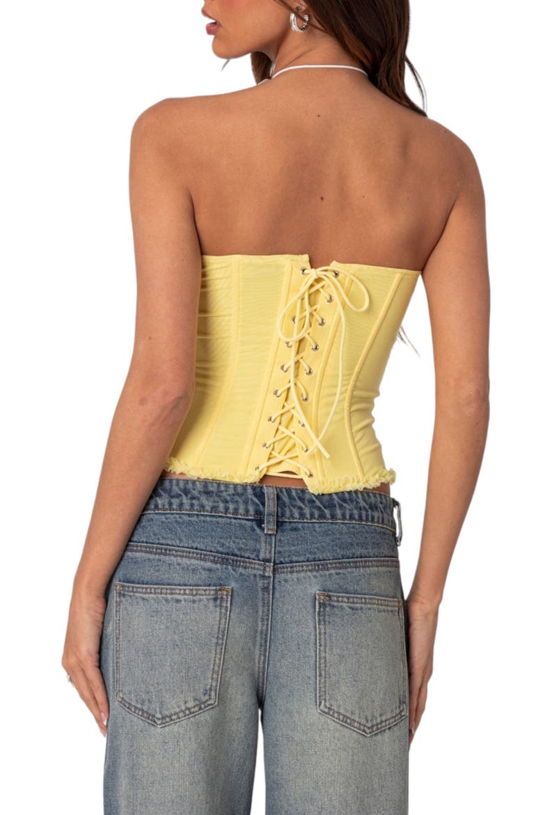Deirdre Mesh Corset Top (Women) | Nordstrom