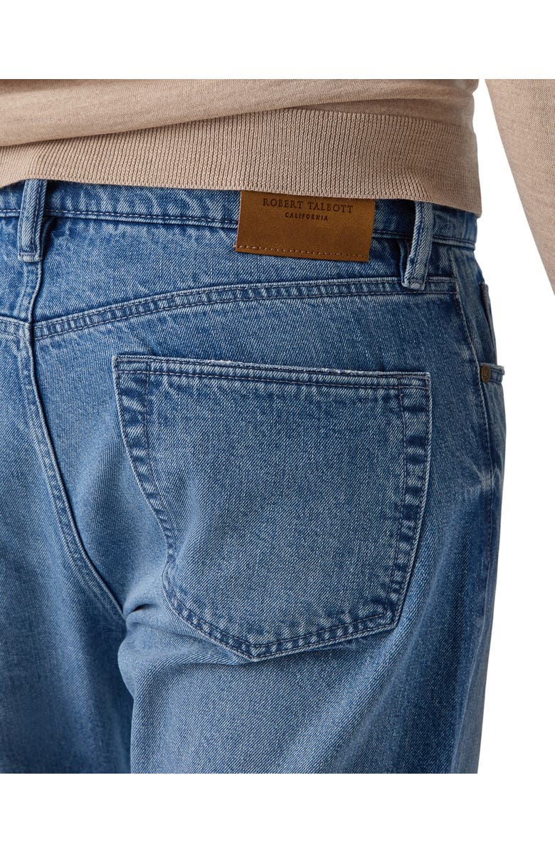 Robert Talbott Austin Selvedge 5-Pocket Pant, Alternate, color, Indigo Rinse