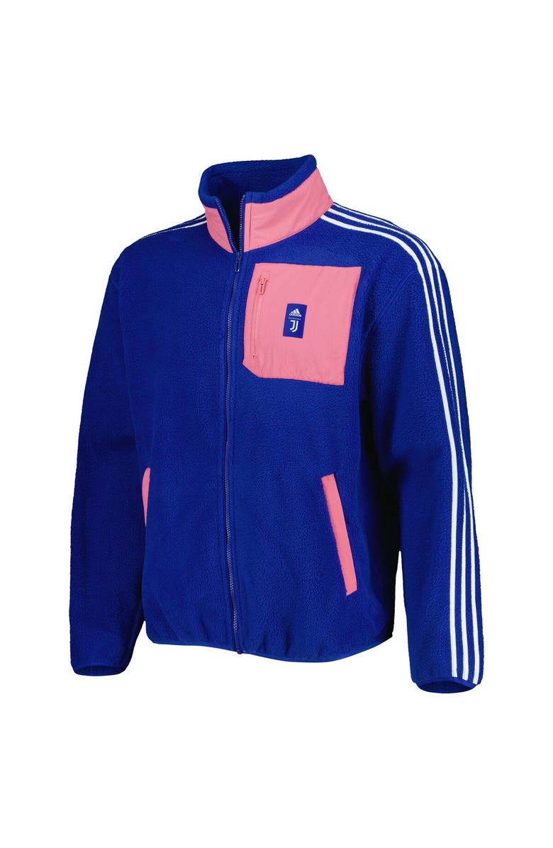 adidas Men's adidas Blue Juventus Lifestyler Fleece Full-Zip Jacket, Alternate, color, Blue
