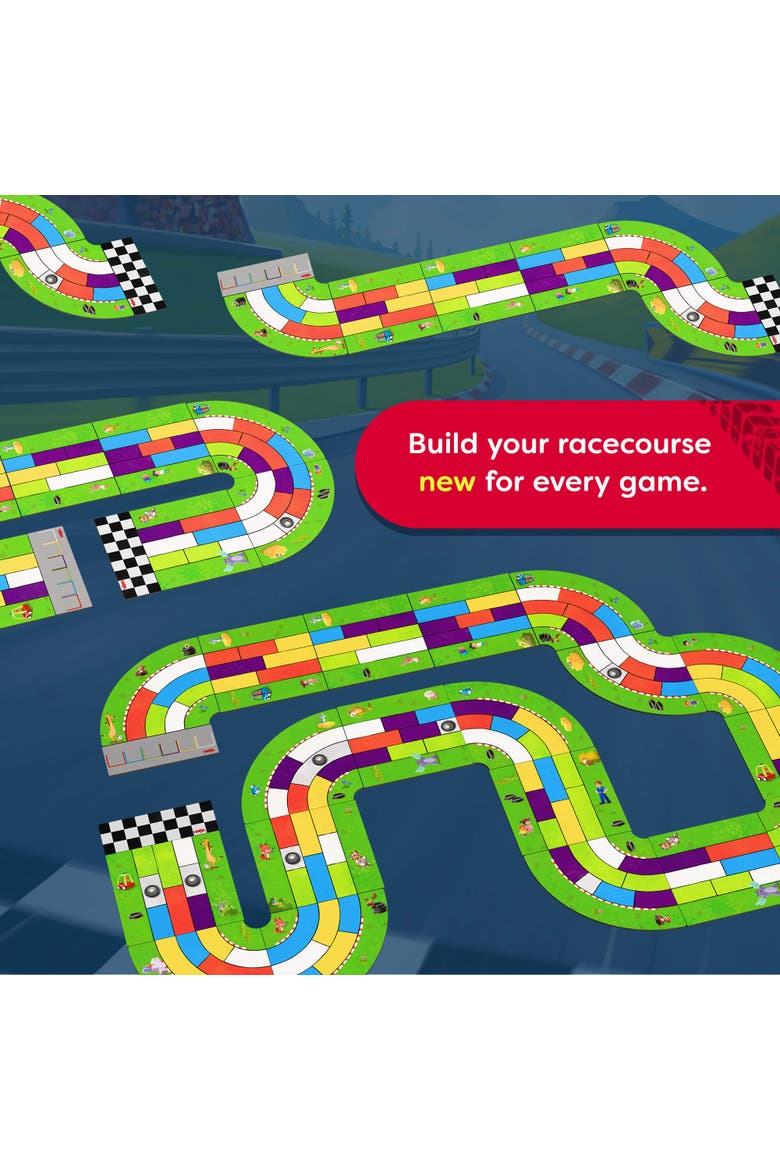 Monza Car Racing Board Game, Alternate, color, Blue Multi