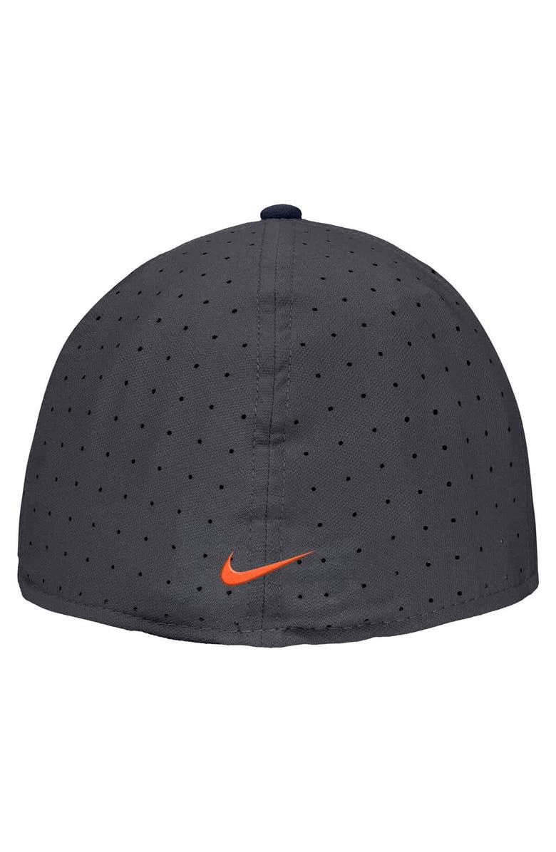 Nike Men's Nike Anthracite Illinois Fighting Illini 2025 On-Field True Performance Baseball Fitted Hat, Alternate, color, 