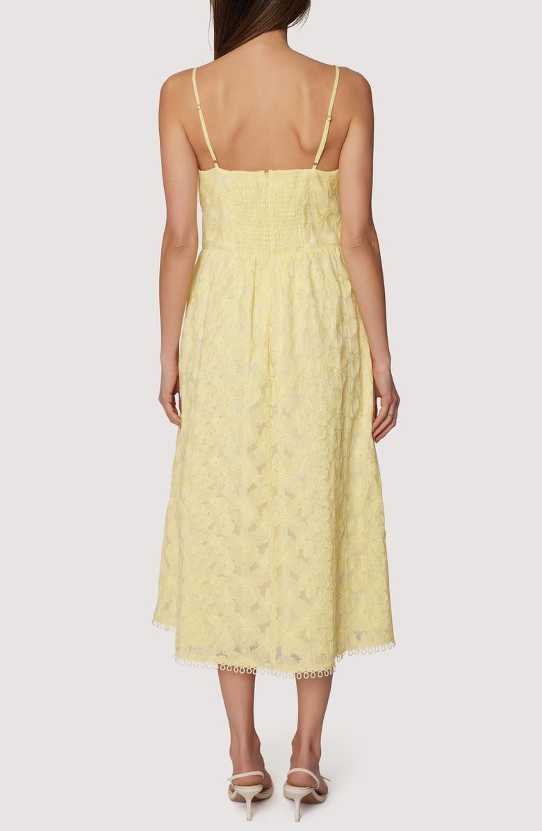 Lost + Wander Sunset in Sicily Midi Sundress, Alternate, color, Yellow