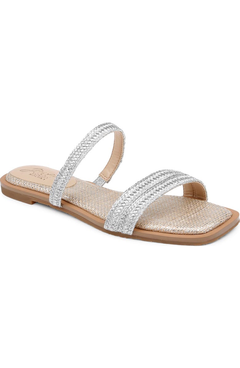 Jewel Badgley Mischka Helena Slide Sandal, Main, color,
