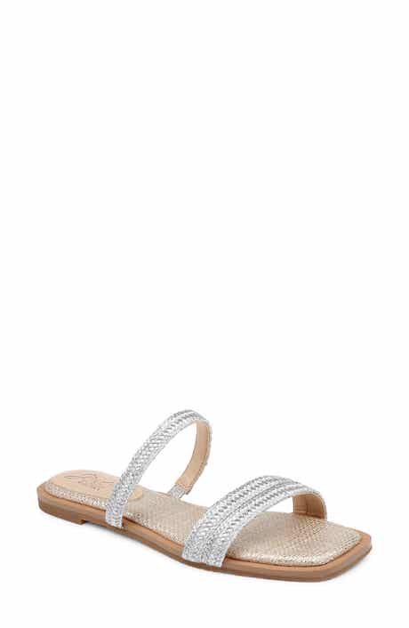Jewel Badgley Mischka Helena Slide Sandal