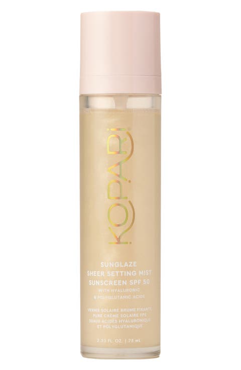 Sunglaze Sheer Setting Mist Sunscreen SPF 50
